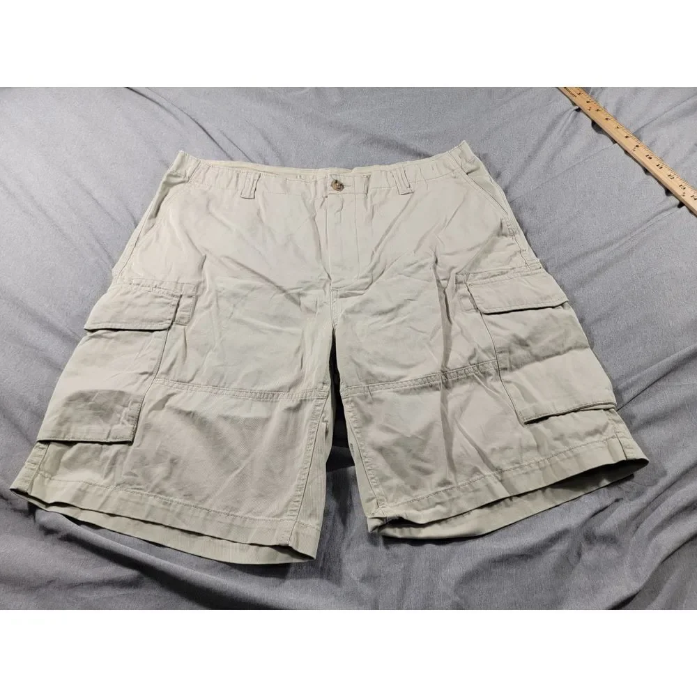 Polo Ralph Lauren‎ Shorts 39x10 Beige Cargo Relaxed Fit Pockets Outdoor Utility